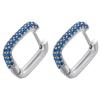 Hoop earrings gold color silver color small hoop earrings crystal women rainbow earrings Fashion jewelry wholesale VE144