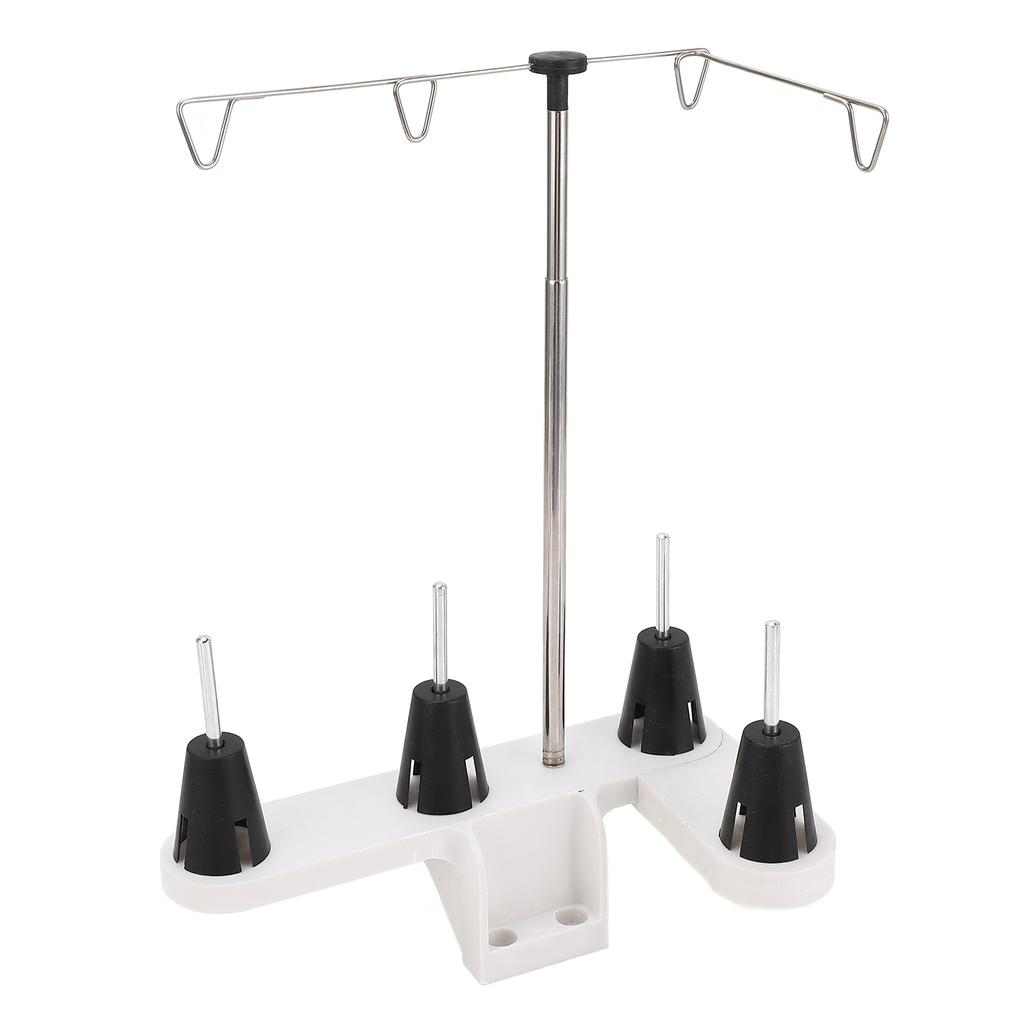 4 Spools Thread Holder Plastic and Stainless Steel Multipurpose Spool Stand for Household Sewing Mac