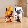Fairy Tail Natsu Dragneel Phone Case For SamsungA10,12,20,21S,30,31,40,50,51,52,70,71 Transparent Cover