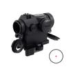 FOCUHUNTER 1x24 Dot Dimming Red Dot 2MOA Red Quick Release 20mm Rail Replica Optical Authentic Model for Outdoor Activities T-1 Sight, 11-Level Sight,