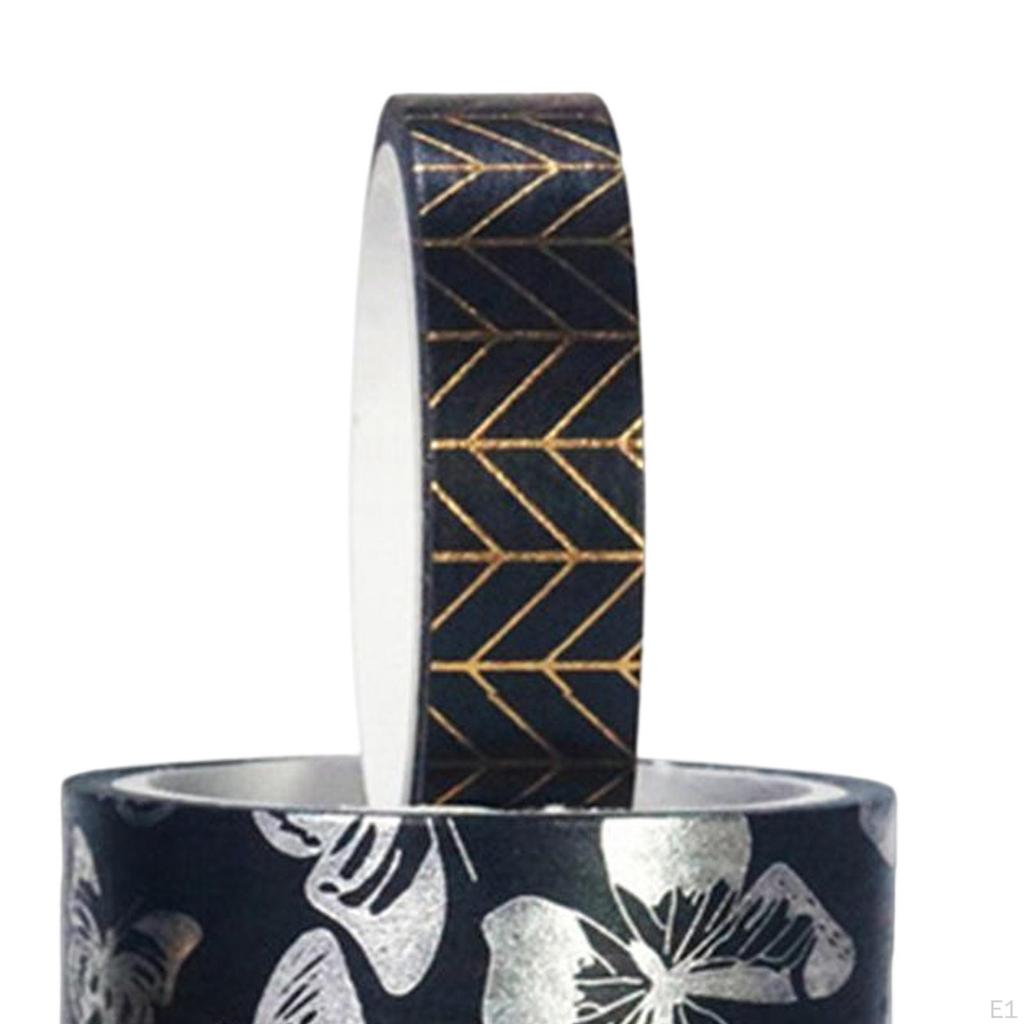 9 Pieces Washi Tape Set Decorative Paper Sticker for Notebooks, Scrapbook, Planners