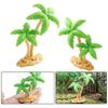  Environmentally Friendly Mini Coconuts Tree Sculpture for Desk Tabletop Decor