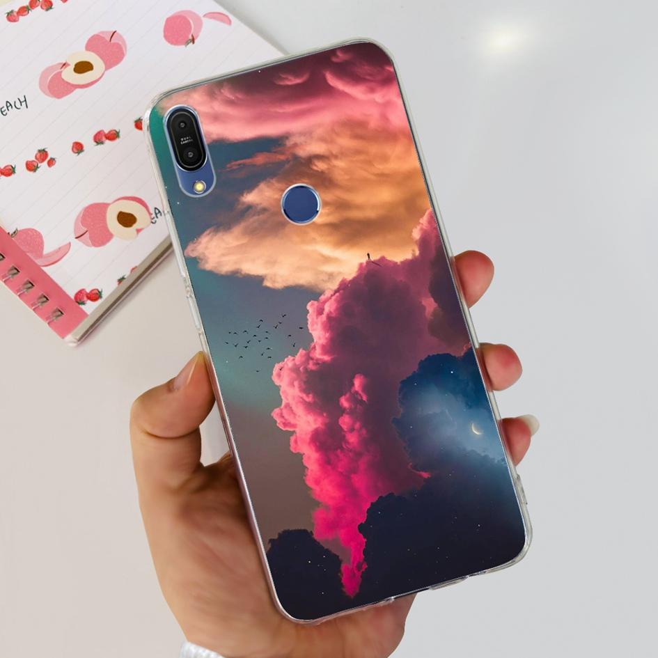 5.99" Case For Asus Zenfone Max Pro (M1) ZB601KL ZB602K Cover X00TDB Fashion Pattern Clear Soft Silicone Fundas Phone Back Cover