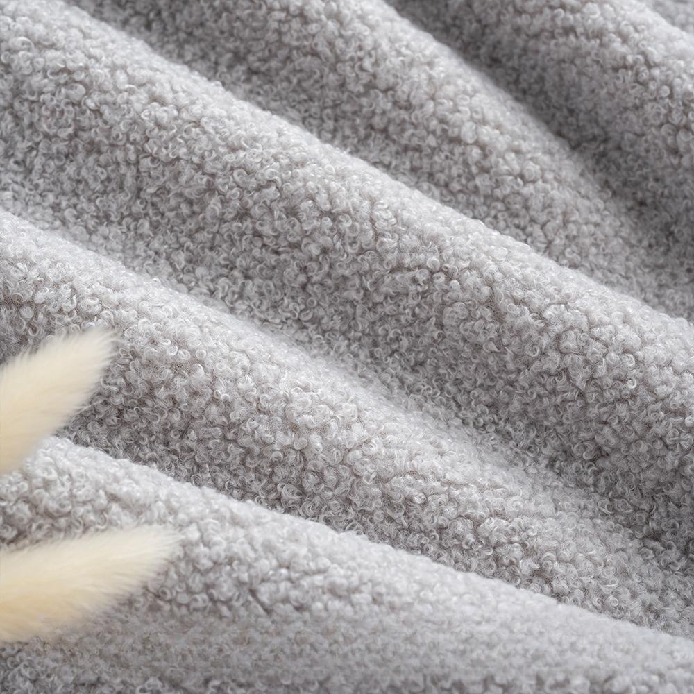 100x145cm Thickened Lamb Wool Fabric for Winter Hoodies, Outerwear, Pillows, Pet Beds, Handmade DIY Clothing Fabric