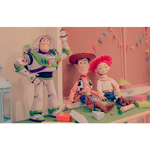 Toy Story 4 Real Size Talking Figure with Test Batteries (3 AAA Alkaline Batteries) Jesse (Total Length 37cm)