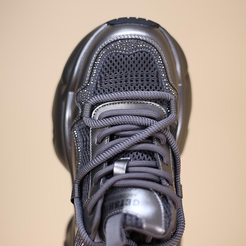 Women's European-Style Height-Increasing Dad Shoes, Fall 2025 Fashion, Small Size Sneakers