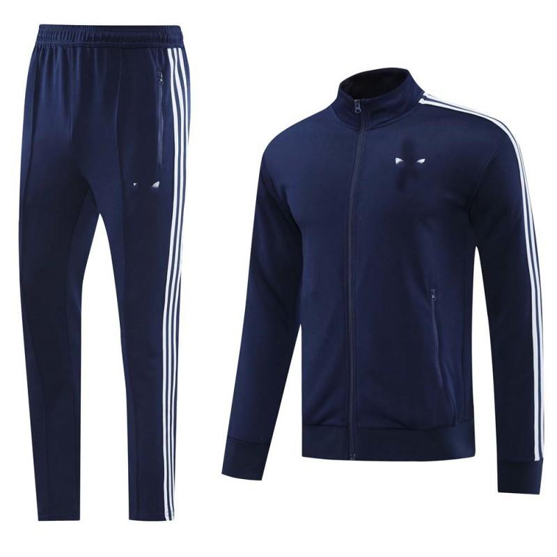 AJ Tracksuit Set Long Zip Football Training Suit No Team Men Women Sportswear