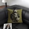 Vintage Vase Print Cushion Cover Natural Linen Organic Fabric DoubleSided Printing Sofa Home Decor Gift Pillow Case