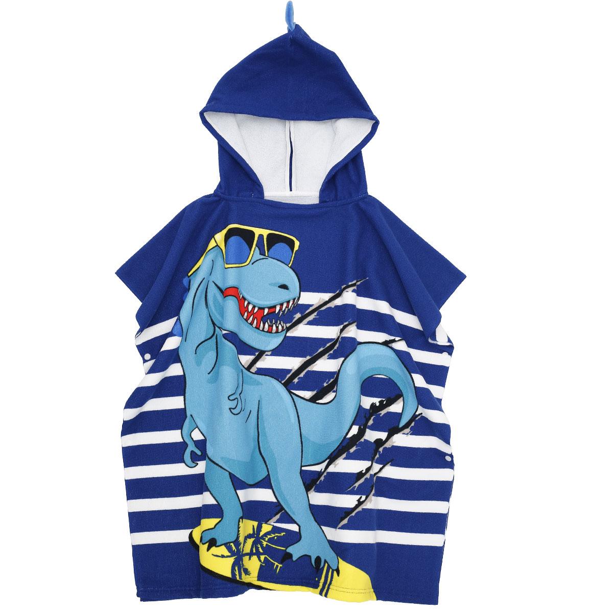 

Банное полотенце с капюшоном и сумкой для хранения с рисунком для детей, супервпитывающее быстросохнущее пляжное полотенце, мягкий удобный детский халат 75x150cm