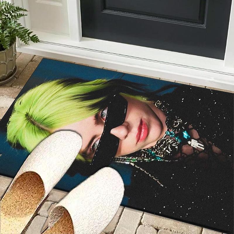 Bi-llie music Artwork Office Rug Chair Mat, Game Carpet, Suitable for Front Door, Bedroom, Living Room, Desk, Holiday Gift