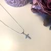 Silver Cross with Cubic Zirkonia (2001805)
