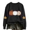 Women's Casual Long Sleeve Halloween Print Neck Top