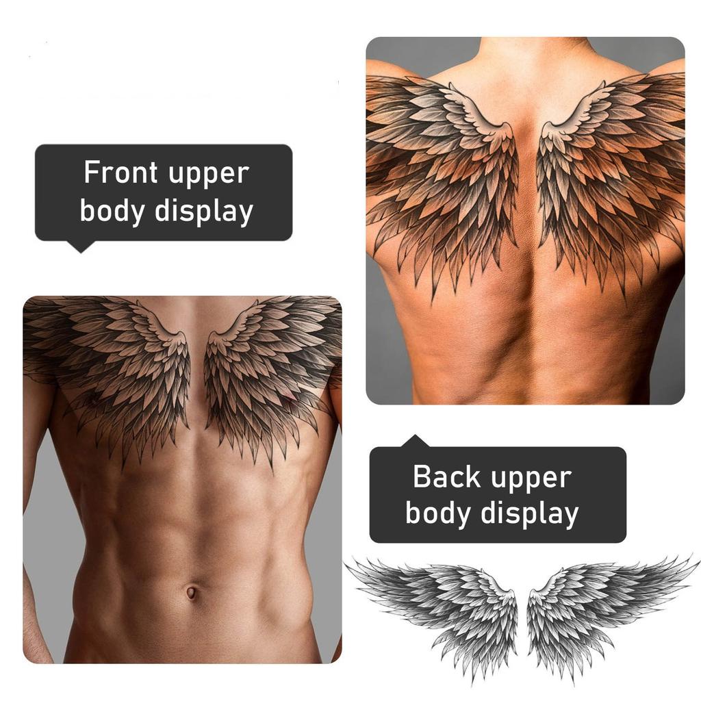 2er-Pack Blumen-Armaufkleber für Männer und Frauen, semipermanente Tattoos, realistische Fake-Tattoos, wasserdichte, nicht reflektierende temporäre Tattoos