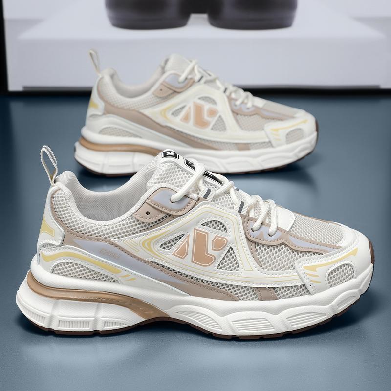 Fashion Men Casual Shoes Mesh Mens Running Sneakers Breathable Non-Slip Sports Shoes Comfortable Tennis Shoes Soft Walking Shoes