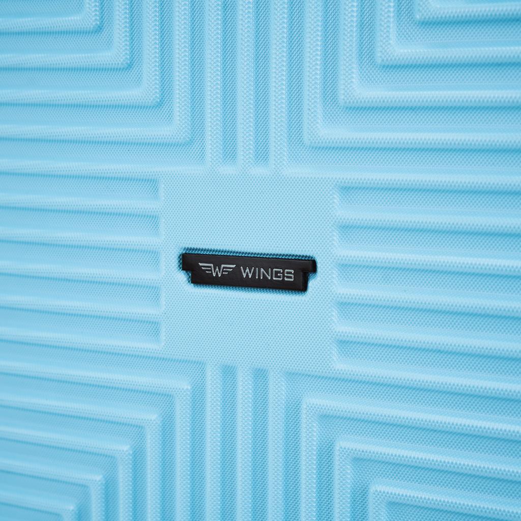 Large Wings Pc Eco Jackdaw 28" Light Blue Suitcase