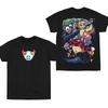Miniso ONE PIECE Men's and Women's T-shirts Luffy Zoro Yamato Anime High-quality Casual Sports Fitness Short Sleeves