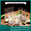OLOEY Heat-Resistant Octagonal Glass Cups, Set of 6