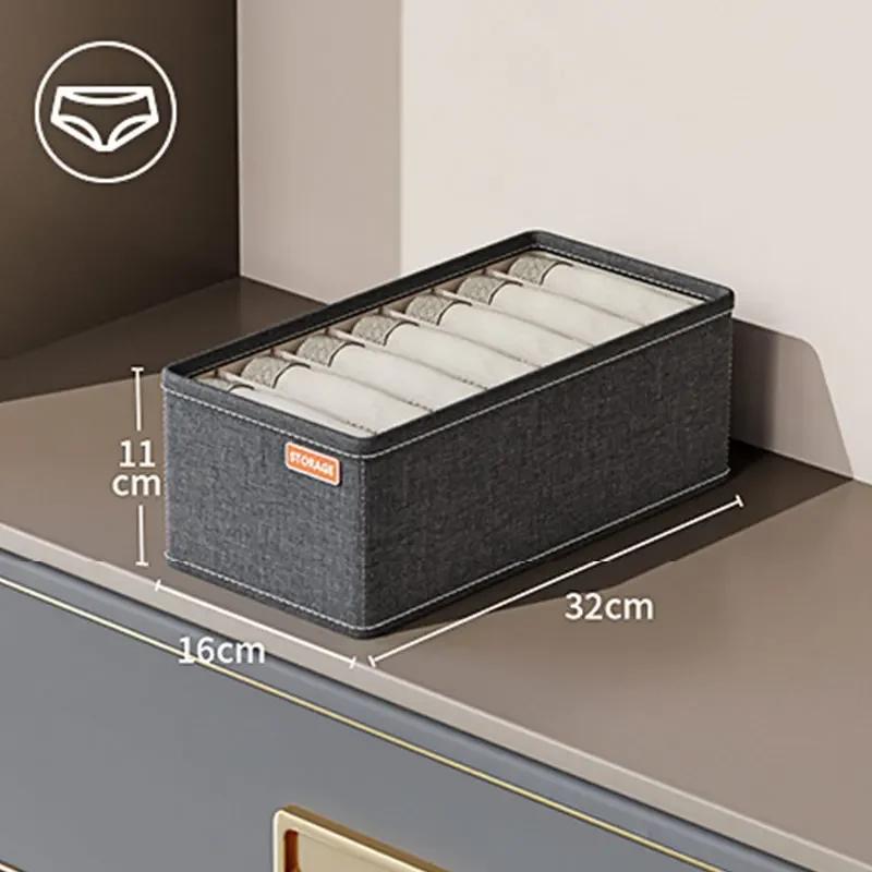 

Органайзер для нижнего белья, носков, бюстгальтеров, коробки для хранения одежды, органайзер для одежды в шкаф, органайзер для брюк, носков, органайзер для ящика комода в спальне