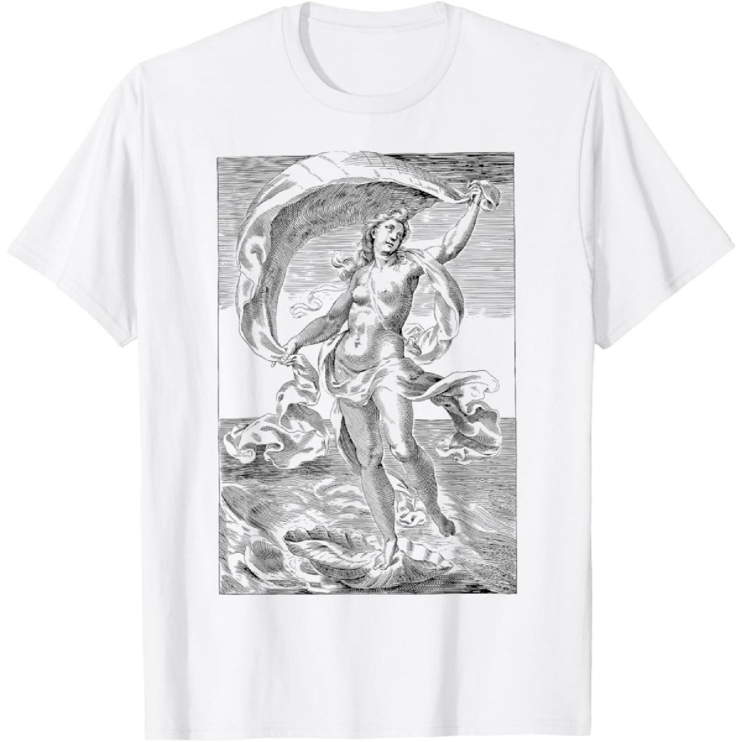 Venus De Milo Detailed Illustration T-Shirt S белый