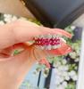 Beautiful Pink Zircon Ring for Women High Quality Colored Zircon Jewelry Wedding and Engagement Rings Women Rings