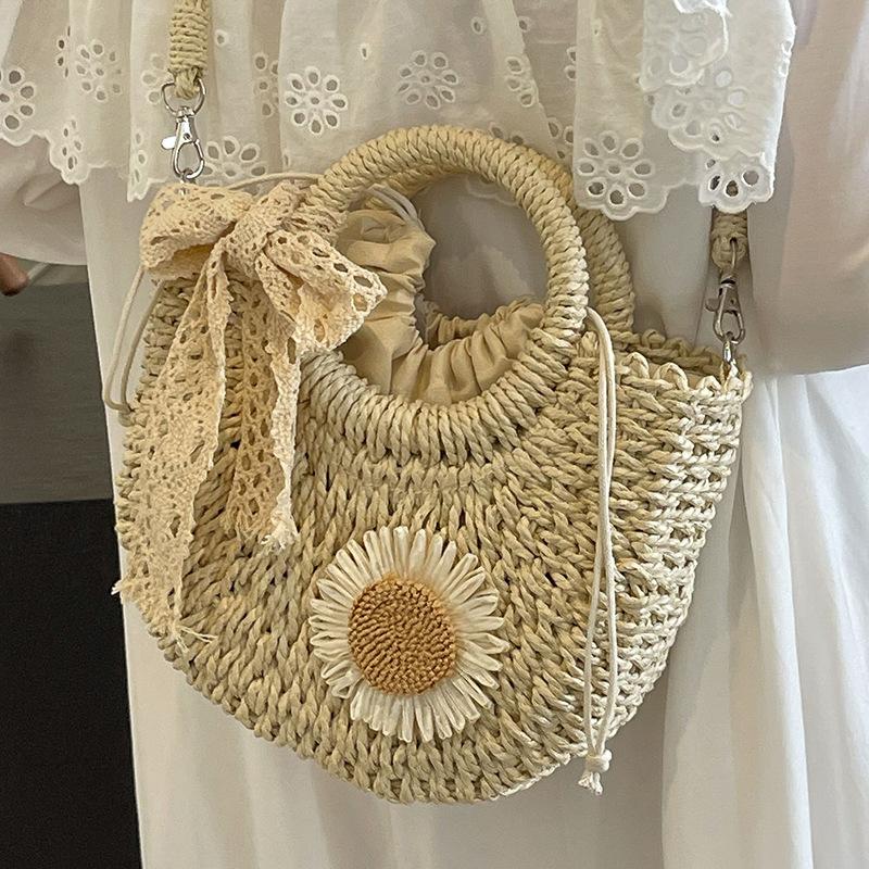 Popular Hand Woven Bags for Women New Style Ins Versatile Crossbody Bags for Women Ins One Shoulder Handbags for Women