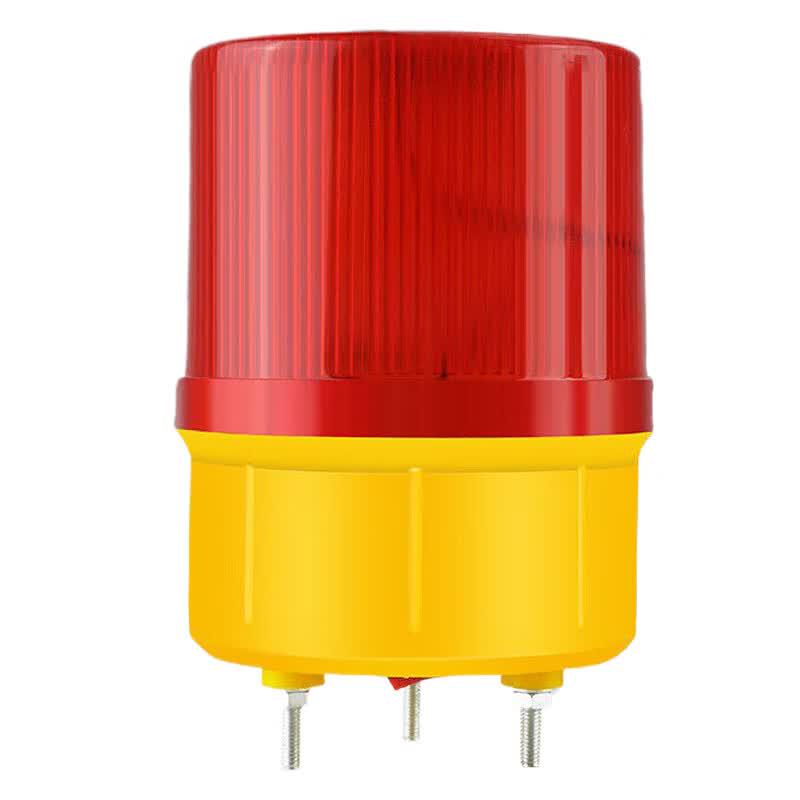 Solar Powered LED Traffic Warning Light
