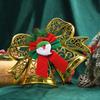 1Pc Christmas Bow Santa Claus Ornament Christmas Tree Atmosphere Decoration Ornament