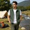 Gilet Leggero da Uomo per Esterno Asciugatura Rapida Multitasche Gilet da Pesca Impermeabile Giacca Senza Maniche da Escursionismo per Viaggio Campeggio