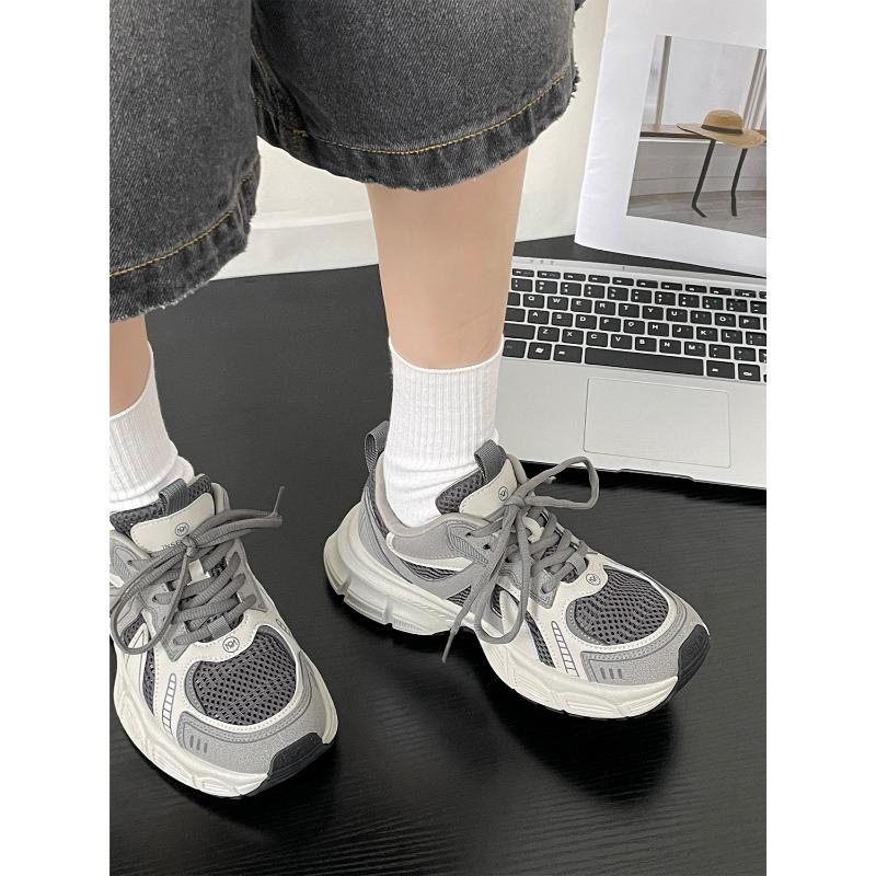 Spring New Platform Dad Shoes Design Sense Versatile Casual Shoes 1593
