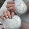 Silver Planet Gel Nails