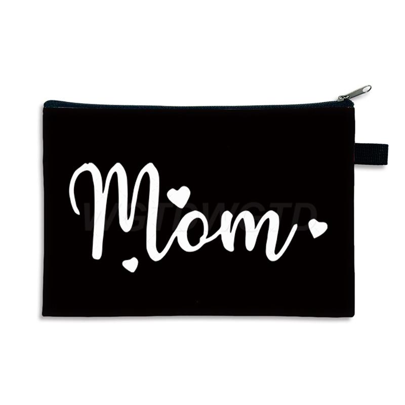 

Tired Moms Club vintage Zipper Pouch for women Funny Mom Life Makeup Bag fashion Mother s Day Gift casual Female Cosmetic Bag