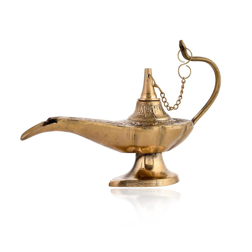 Antike Messing Aladdin Ka Chirag Lampe