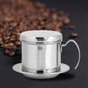 Portable Stainless Steel Coffee Drip Filter Coffee Maker Pot for Home Kitchen Office Outdoor