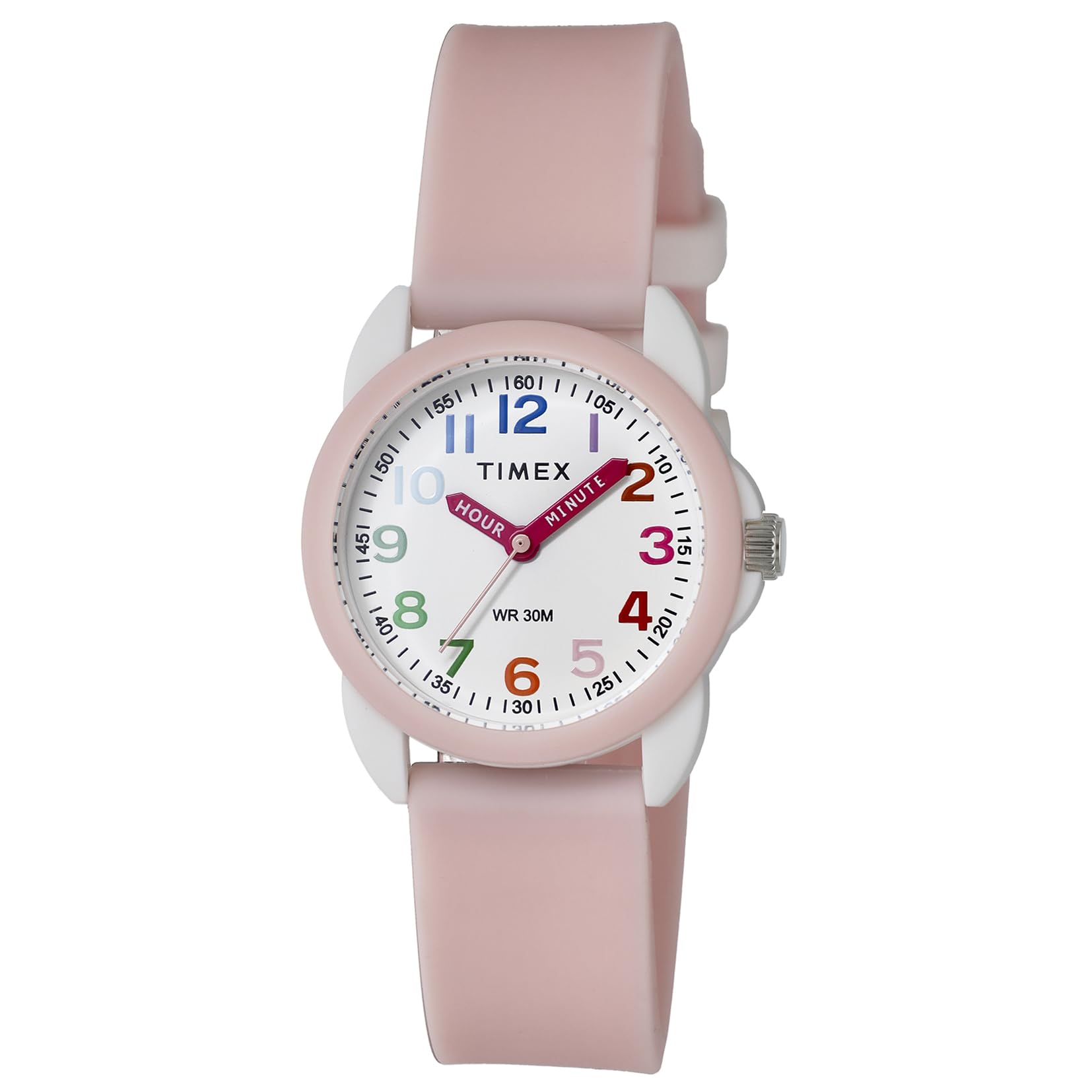 Quartz 30M Water Acrylic White Unisex [TIMEX] Kids  Watch, Resistant, Dial, TW2W92000, [Authentic] белый