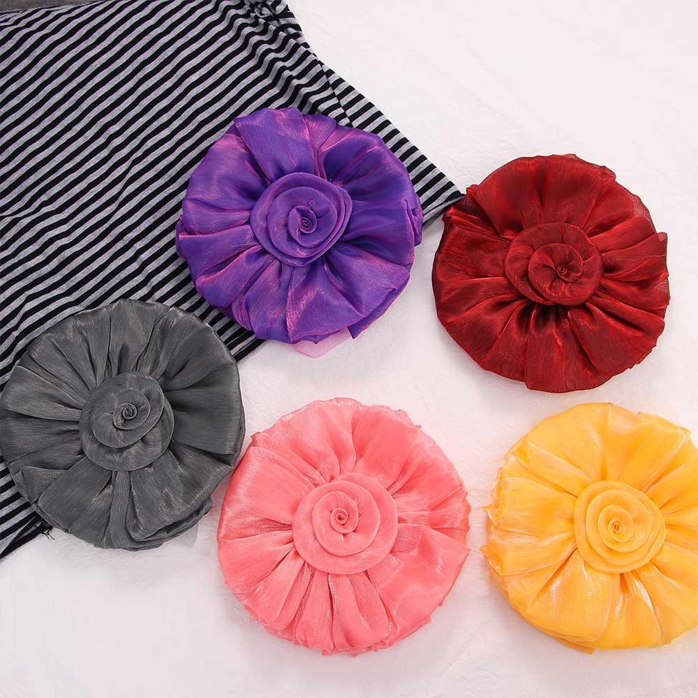 

2pcs Panel Holder Clip-on Voile Drape Home Decor Rose Flower Tie Holder Window Curtain серый