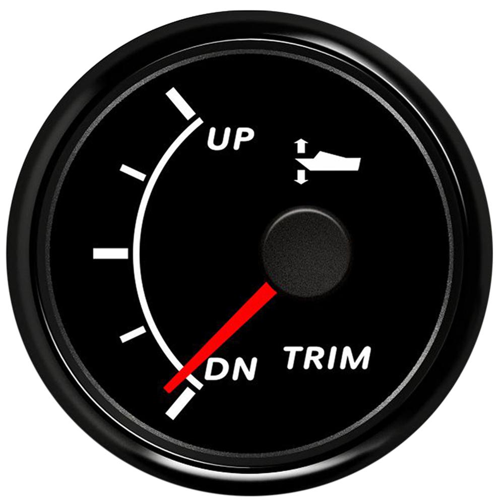 52mm Marine Trim Gauge Waterproof Trim Gauge UP-DN  with Red Backlight for Auto Motor Parts Yacht 9-32V Car Accessories