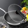 ZISIZ 316 Stainless Steel Honeycomb Wok