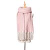 Autumn and winter circle sand thick tassel flower matching scarf shawl thick braid thickened Tonglu scarf