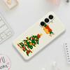 For Samsung Galaxy A17 5G Case Christmas Tree Bow Pattern Printing Straight Edge TPU Phone Back Cover