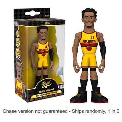 NBA Trae Young Alt Uni 5" Vinyl Gold Chase Ships 1 In 6