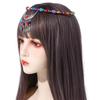 National Style Fringed Chain Headband Eyebrow Pendant Fashion Jewelry Women Necklace Forehead Chain