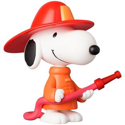 MEDICOM TOY UDF (Figura ultra detallada) PEANUTS Serie 14 BOMBERO SNOOPY Japón NUEVO