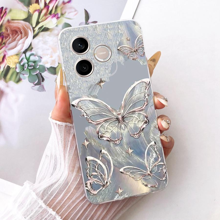 Shell for Honor 600 Lite Case LNA-NX1 Capa Soft Silicone New Bbutterfly design Cover for Honor 500 Smart Honor600 Lite Couqe