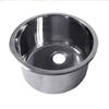 Jednokomorowy Zlew Kuchenny Stal Nierdzewna Okrągłe Zlewy Kuchenne Basen do Mycia Naczyń Umywalka do Mycia Rąk Trwały
