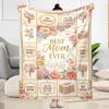 Mother's Love And Sunshine Blanket Suitable for Sofas,travel, Living Rooms Also a Good Gift for Friends and Family Suitable for All Seasons.