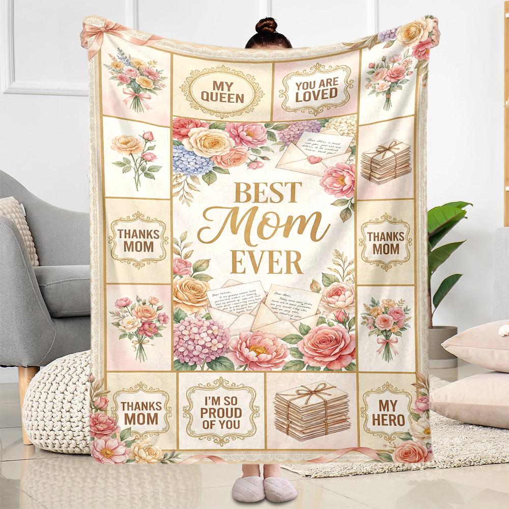 Mother's Love And Sunshine Blanket Suitable for Sofas,travel, Living Rooms Also a Good Gift for Friends and Family Suitable for All Seasons.