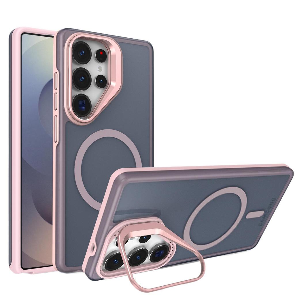 Applicable To Samsung S26Ultra Pinchuang Magnetic Mobile Phone Case S25Ultra Bracket Anti-drop S24Iltra Protective Case