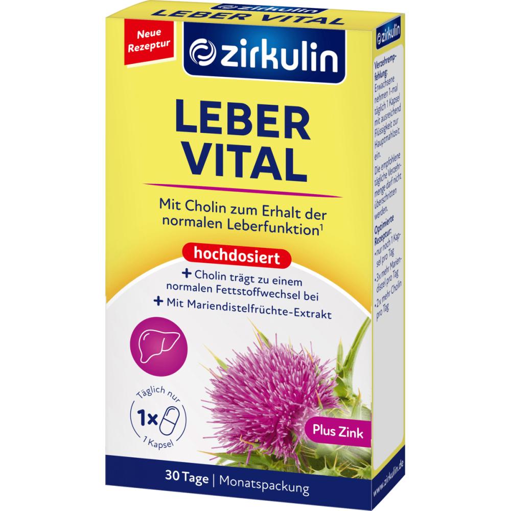 Zirkulin Lever Vital High Capacity 30 Capsules 26g