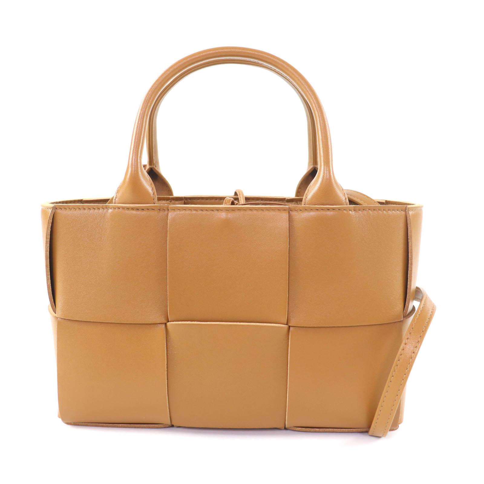 

Excellent BOTTEGAVENETA Tote Bag Mini Arco Camel leather Women 709337 Used