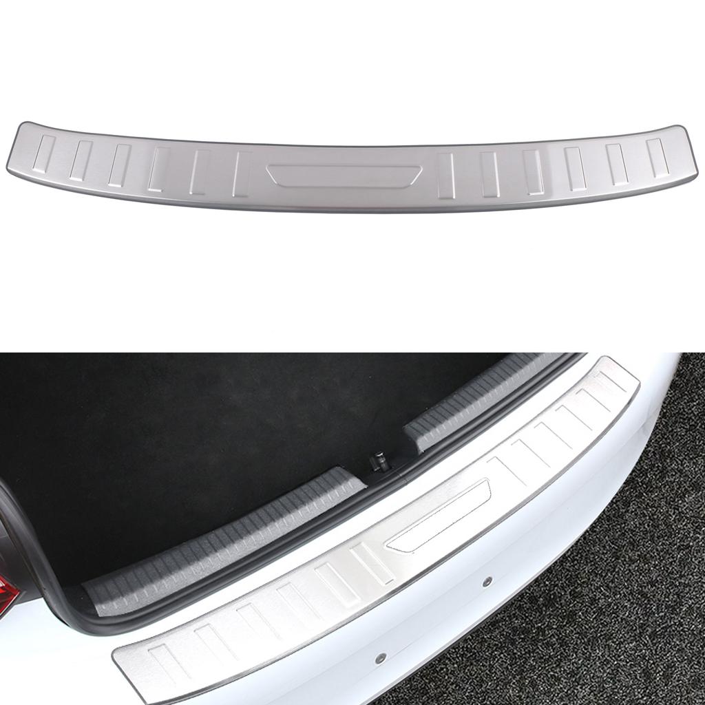 Fit For VW Volkswagen ID3 - Car Accessories Stainless Steel Outer Rear Bumper Protect Sill Trunk Plate Cover 1PC